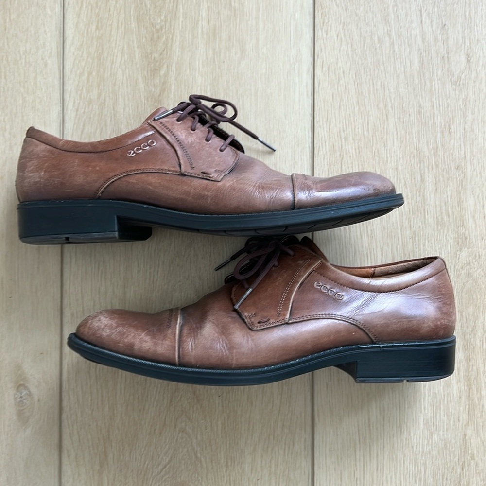 🤎Ecco—Citytray Cap Toe Derby (Men’s Size 45EU 11-11.5US)🤎